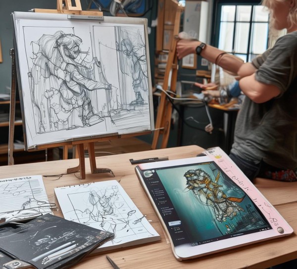 美术师工作流程解析，规划、创作、反馈与时间管理